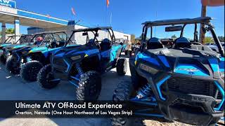 Las Vegas ATV Off Road Full Drive & Where to Rent (4K, Polaris RZR, Las Vegas, Overton, Nevada)