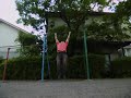 15 Muscle ups 100 Dips(Reverse Grip) マッスルアップ15回、ディップス100回