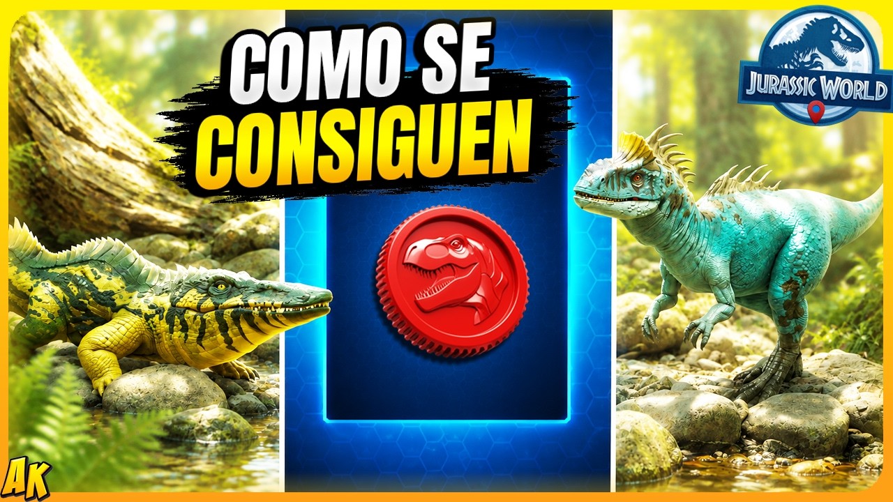DONDE CONSEGUIR las FICHAS de JUGUETE de MATTEL // Jurassic World Alive