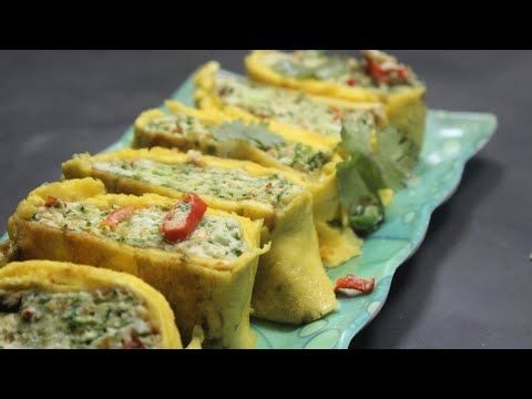 Tasty And New Omelette Recipe By Hum Yum Foods | New Style Andy Ka Omelette | انڈے کا آملیٹ