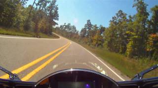 preview picture of video 'Ozarks V - Arkansas Hwy 123 - Part 1'