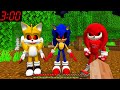 DON'T CALL TO SONIC EXE AT 3:00 AM in MINECRAFT PLAYGAME SONIC - Gameplay FNAF Knuckles ROBLOX