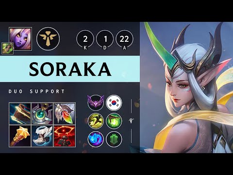Soraka Support vs Thresh - KR Master Patch 25.08