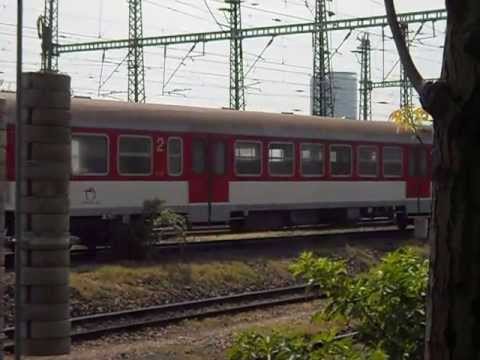 Two trains near main station Bratislava-hl. st.