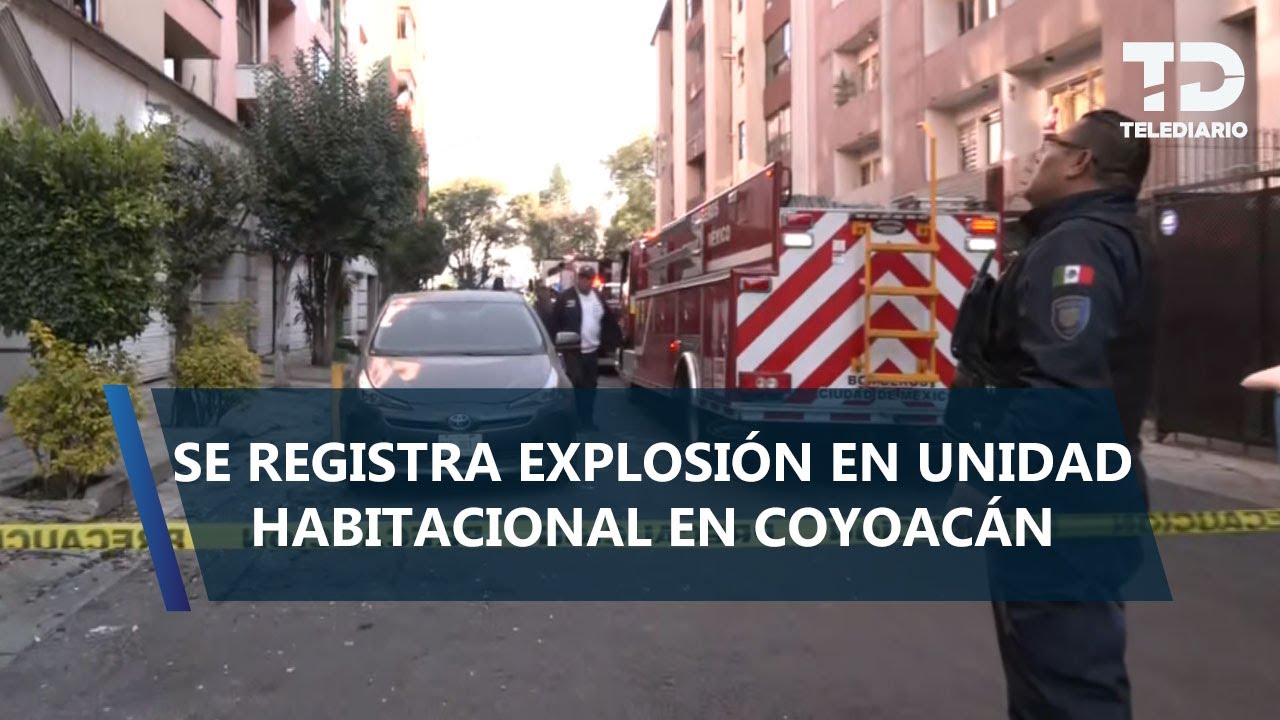 Explosión en edificio de Coyoacán deja personas lesionadas; hay 100 departamentos afectados
