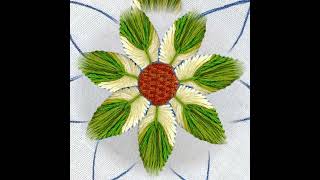 Flower Embroidery !!! Super Unique Flower Embroidery,Beautiful Flower Hand Embroidery Sewing Hacks