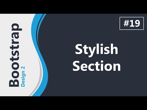 Twitter Bootstrap 3 Design 2 In Arabic #19 - Creating Stylish Section