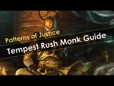 Diablo 3 Season 20 Patterns of Justice Tempest Rush Monk Build Guide