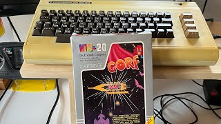 Gorf Commodore VIC20 gameplay. 