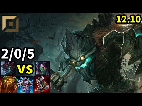 Maokai Top vs Akali - KR Master | Patch 12.10