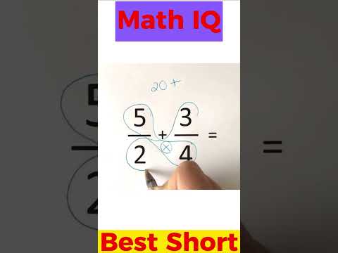 Calculate fractions 5/2+3/4 @MethShort