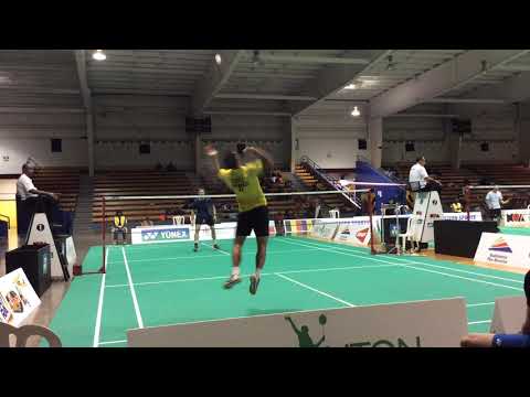 2019 BWF Jamaica International Kevin Barkman (CA) Lino Munoz (MEX)