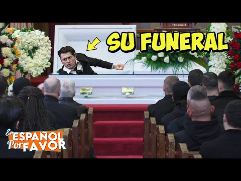 They tricked him into believing it was his funeral (you have to see this joke) | In Spanish Please