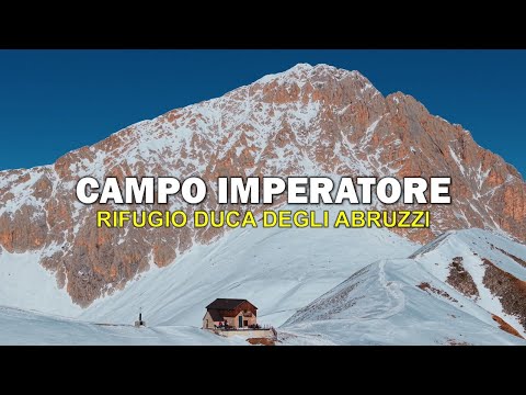 INVERNO a CAMPO IMPERATORE | Trekking sulla NEVE al RIFUGIO DUCA DEGLI ABRUZZI [4K]