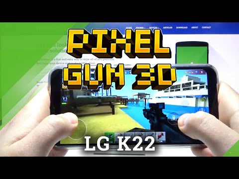 Pixel Gun 3D on LG K22 - Android Game Review