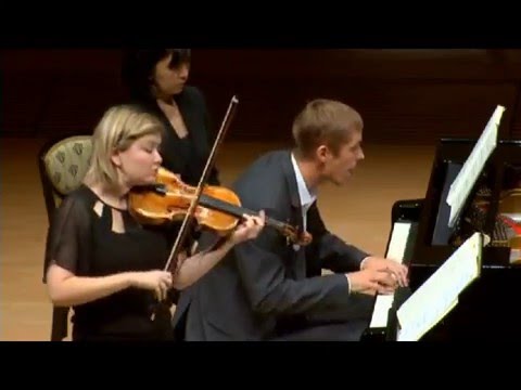 Alina Ibragimova and Cédric Tiberghien perform an extract from Mozart's sonata for violin and piano KV379 Thumbnail