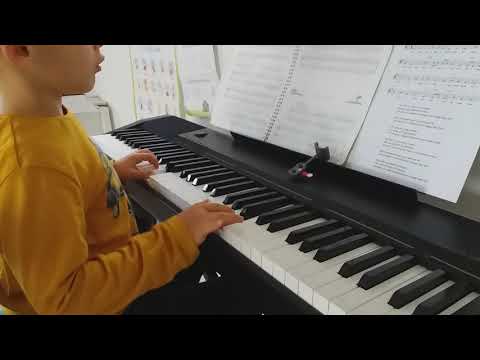 Piano, Bourrée , la méthode rose page27