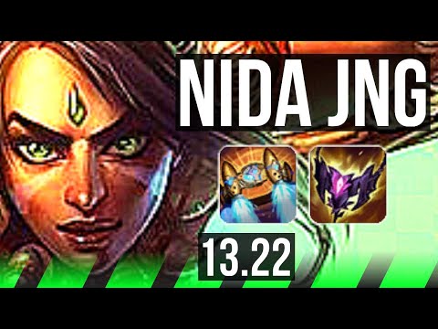 NIDALEE vs IVERN (JNG) | 6/0/10, 69% winrate, Dominating | KR Master | 13.22