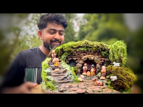 Christmas Nativity in Hobbit Home style | Christmas crib | Nativity Scene