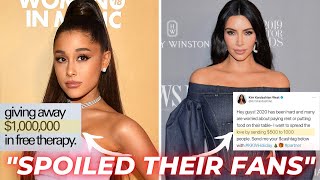 Celebrities Spoiled Their Fans