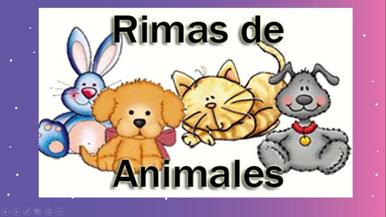 Escribimos rimas de animales