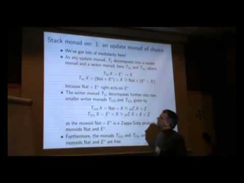 HOPE 2014: From stateful to stackful computation - Danel Ahman and Tarmo Uustalu