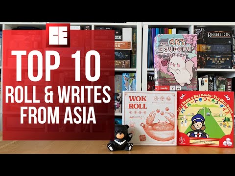 Top 10 Roll & Write Games From Asia