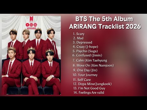 BTS ARIRANG Album Playlist | BTS The 5th Album ARIRANG Tracklist 2026 | BTS Arirang playlist 2026