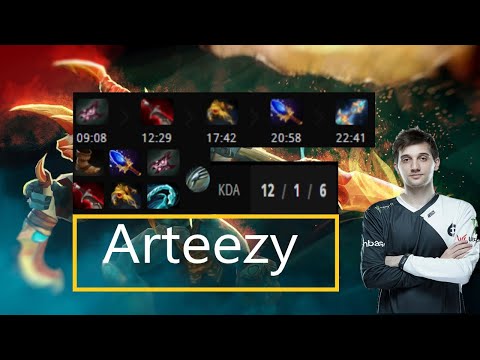 Arteezy Huskar Carry Gameplay Patch 7.31 - Dota 2 Full Game Player Perspective !