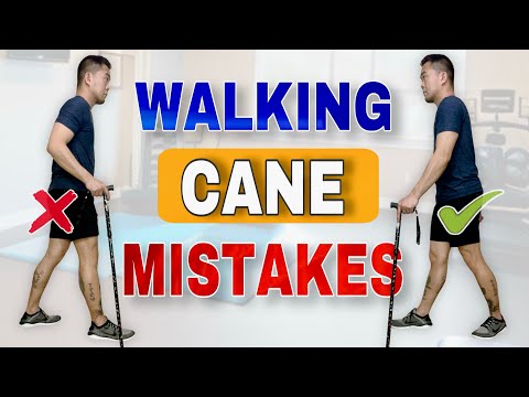 Walking Cane Mistakes and How To Walk Correctly