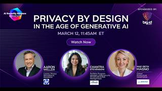Privacy by Design for AI at Scale | Automation, Data Governance & AI R