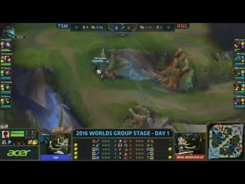 NA Stream Glitch? (League of Legends Worlds 2016 Group Stage Day 1 - TSM vs RNG Remake)