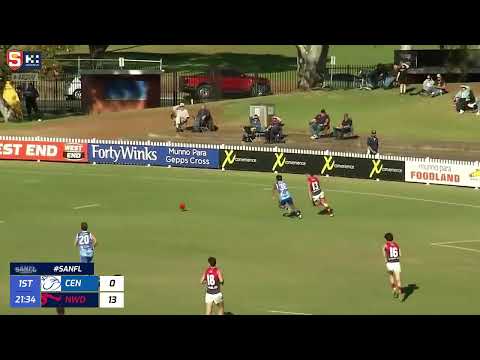 Rd 7 Hostplus SANFL Snapshot - Central's Isaiah Dudley kicks crafty goal