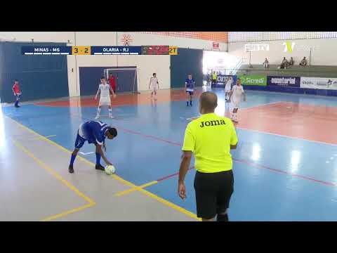 MINAS T.C. (MG) x OLARIA (RJ) - TAÇA BRASIL FUTSAL SUB 17 - DIA 3