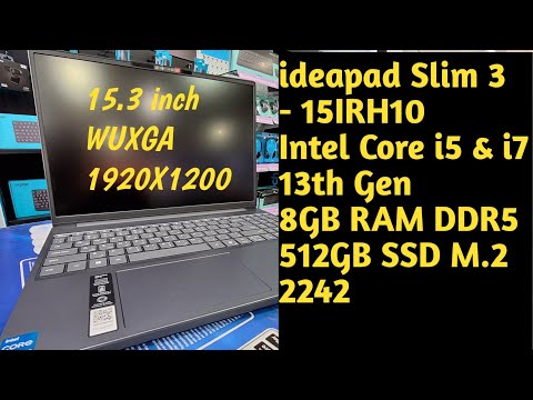 Lenovo IdeaPad Slim 3 15IRH10 i5-13420H 16GB 512GB No OS Luna Grey