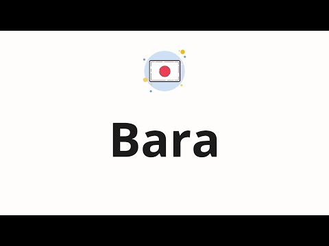 How to pronounce Bara