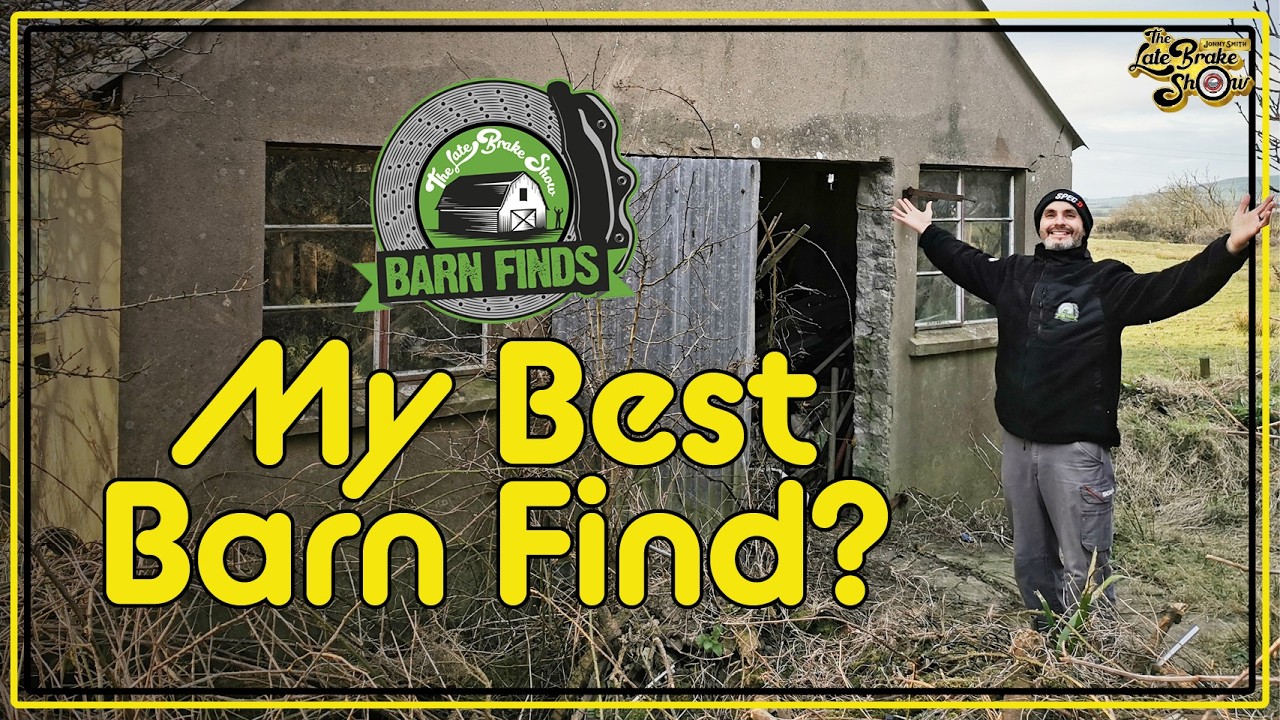 Buried! Genuine Barn Find classic parked 47 yrs ago rescued with tractor and digger