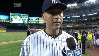 Jeter on walk-off single in final home game
