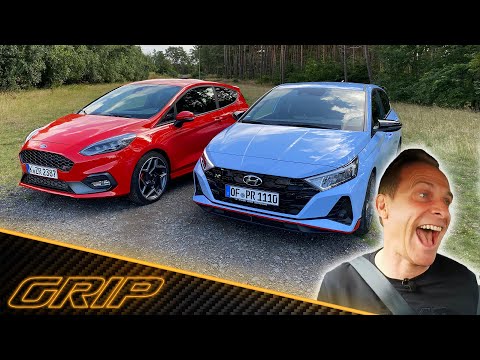 Matthias und Philipp testen "200 PS-Kraftzwerge" - Fiesta ST vs. Hyundai i20 N 🔥😎 I GRIP