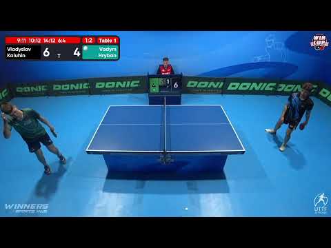 22:30 Vladyslav Kaluhin 1 - 3 Vadym Hryban West 5 WIN CUP 05.11.2022 | TABLE TENNIS WINCUP