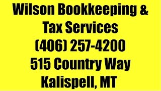 preview picture of video 'Tax Preparation Kalispell 406-257-4200 Bookkeeping Services'