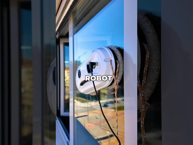 Vídeo relacionado con Robot limpiador de ventanas con sensor automático Robot limpiador de ventanas Tres robots limpiadores de ventanas programables.
