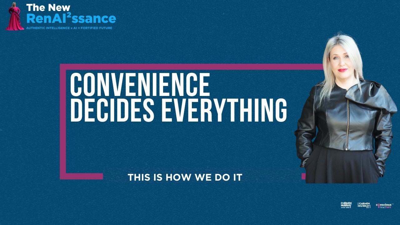Can we talk about the impact of convenience on our duty as a responsible citizen?