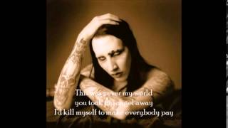 Coma Black - Marilyn Manson (Lyrics)