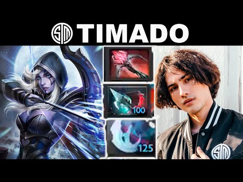 TIMADO shows a great game on Drow Ranger - TSM.TIMADO Drow Ranger gameplay feat Cr1t Dark Willow