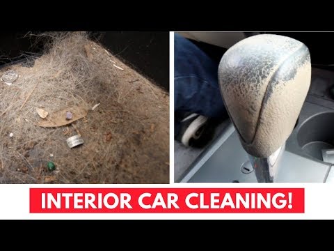 Oddly Satisfying Interior Car Cleaning - Compilation #1 Video