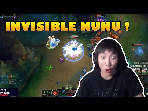 INVISIBLE NUNU KILLS DOUBLELIFT!? - NUNU BUG - Twitch Highlights