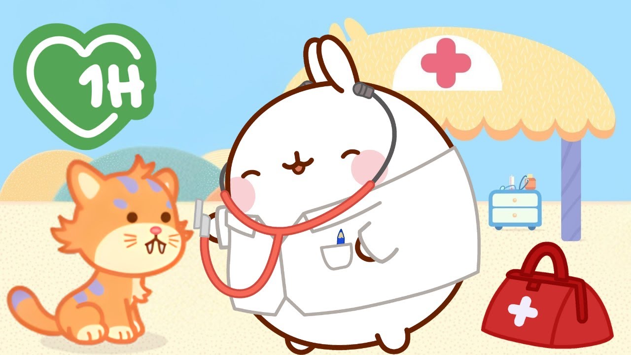 Molang  Takes Care of Animals🐱🩺  Molang and Piu Piu’s Sweetest Adventures