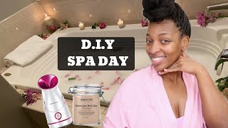 DIY SPA DAY AT HOME...SELF CARE LUXURY SPA AT HOME With Faci