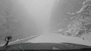 雪道ドライブ　2026年２月８日